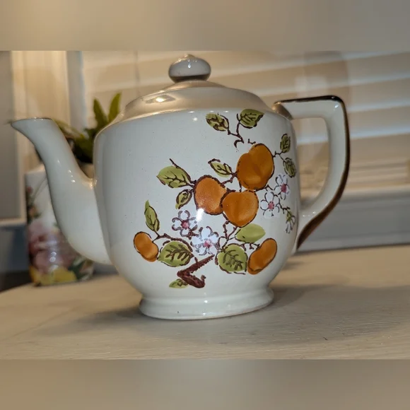 Stonecrest Tea Pot Orchard 510 Floral Design Stoneware/Vintage - Picture 3 of 7